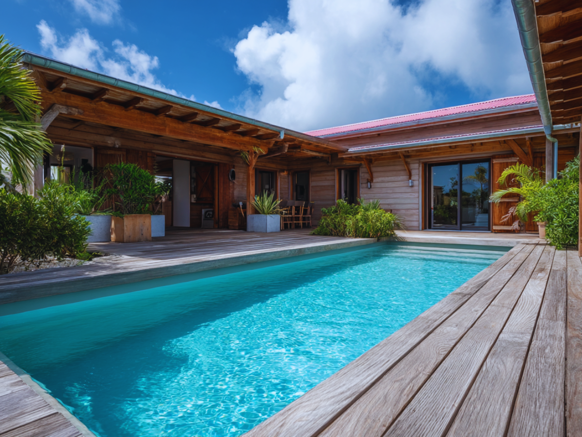 Bois, verre & pierre